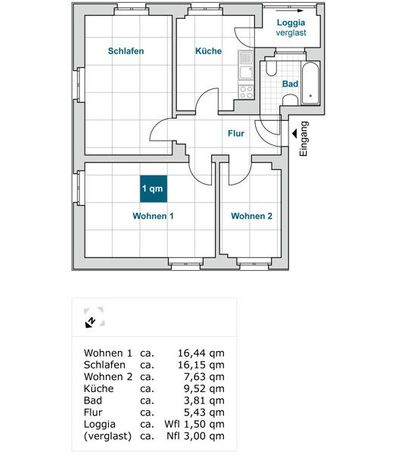 Schöne 3-Raumwohnung 2024 sucht neuen Mieter